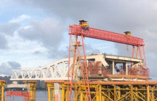 永寧大橋千噸鋼梁頂推任務